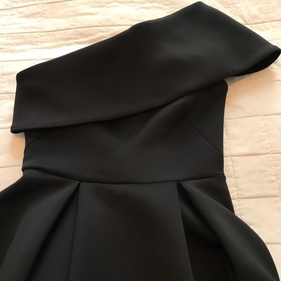 Scuba dip back midi high low dress - Picture 2 of 4